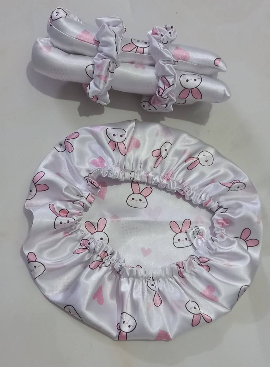 کلاه خواب و کرلی همراه دواسکراچی ساتن